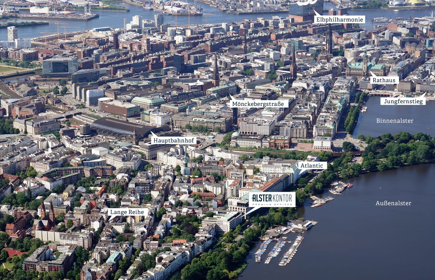 Lage an der Alster